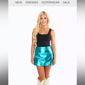 BuddyLove Chelsea Vegan Leather Skort